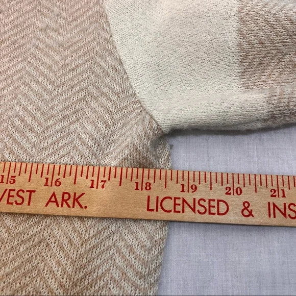 Alicia Adams Alpaca Cream and Tan Sweater - Picture 6 of 8